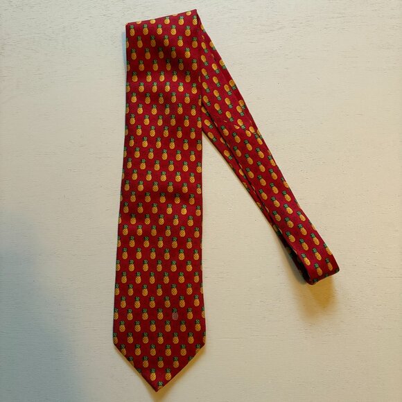 Burberry Pineapples Silk Tie - Picture 1 of 4